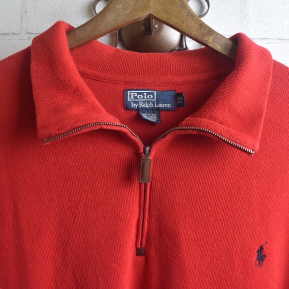 Polo by Ralph Lauren Half Zip Sweater Pull Over - Picture 5 of 8